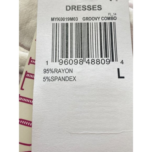 Willow Drive Women’s Floral-Print Sleeveless Maxi Dress Groovy Combo Size L NWT - Picture 2 of 3